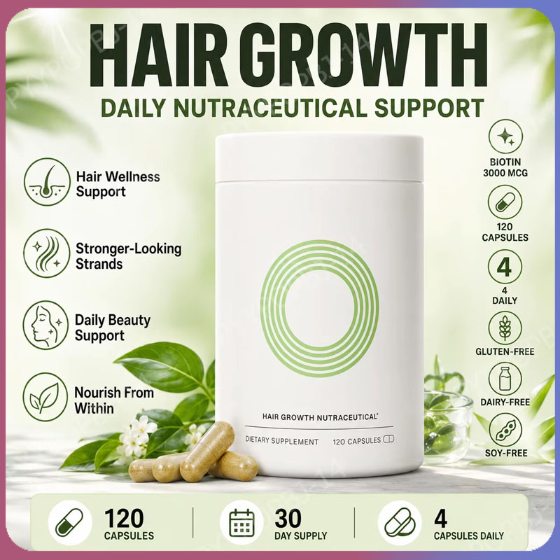 Herbal Supplement - Herbal Hair Nutrition Capsules Daily Biotin