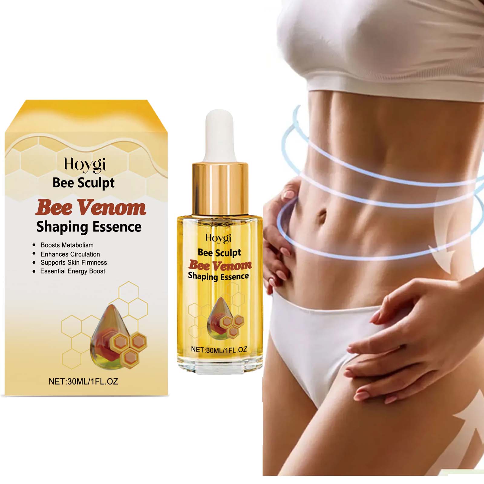 Ginger Tea - Bee Venom Shaping Oil Firming Lifting