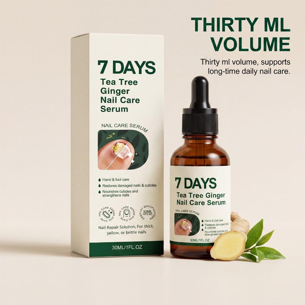 Ginger Tea - Nail Strengthener Hardening Serum,Ginger Tea Tree