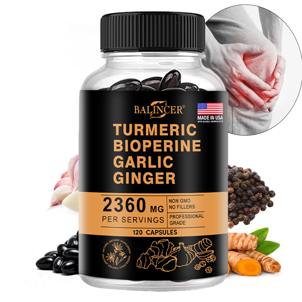 Turmeric Ginger Capsules 2360m - огляд і ціна Ginger Tea