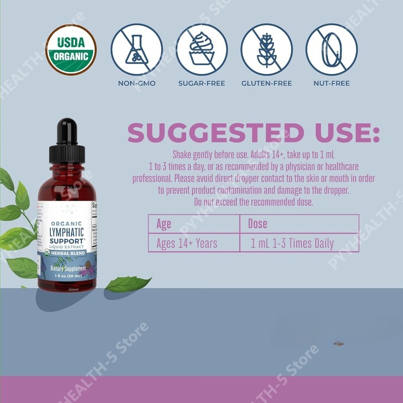 Lymphatic Support Drops Organi - огляд і ціна Echinacea