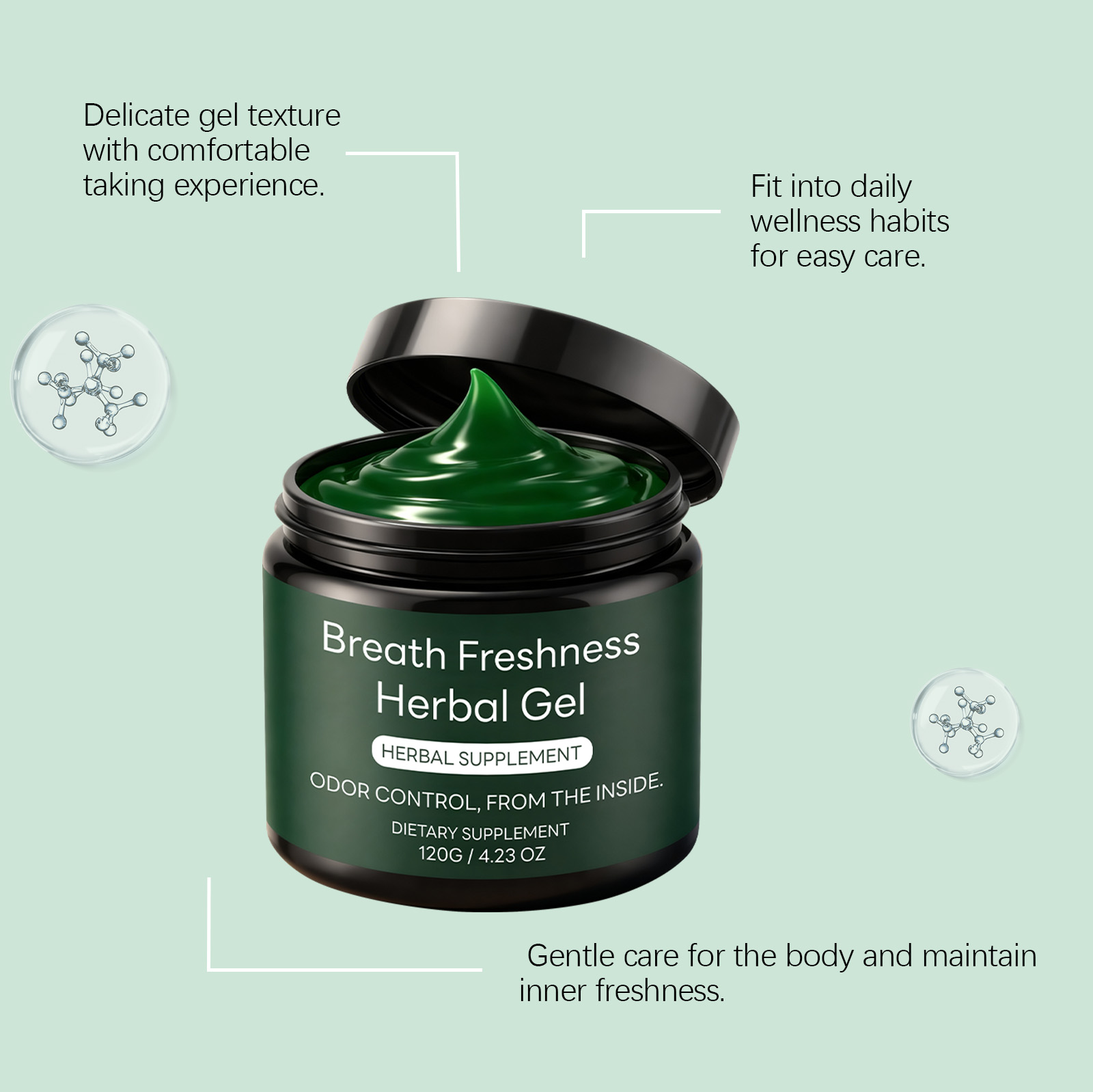 Breath Freshness Herbal Gel Su - огляд і ціна Herbal Supplement