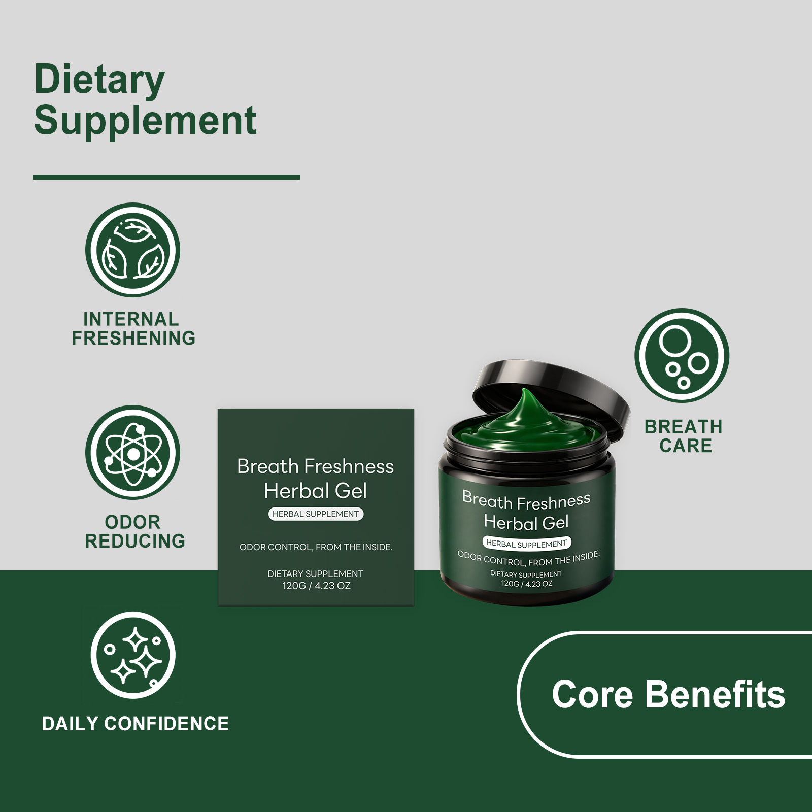 Breath Freshness Herbal Gel Su - огляд і ціна Herbal Supplement