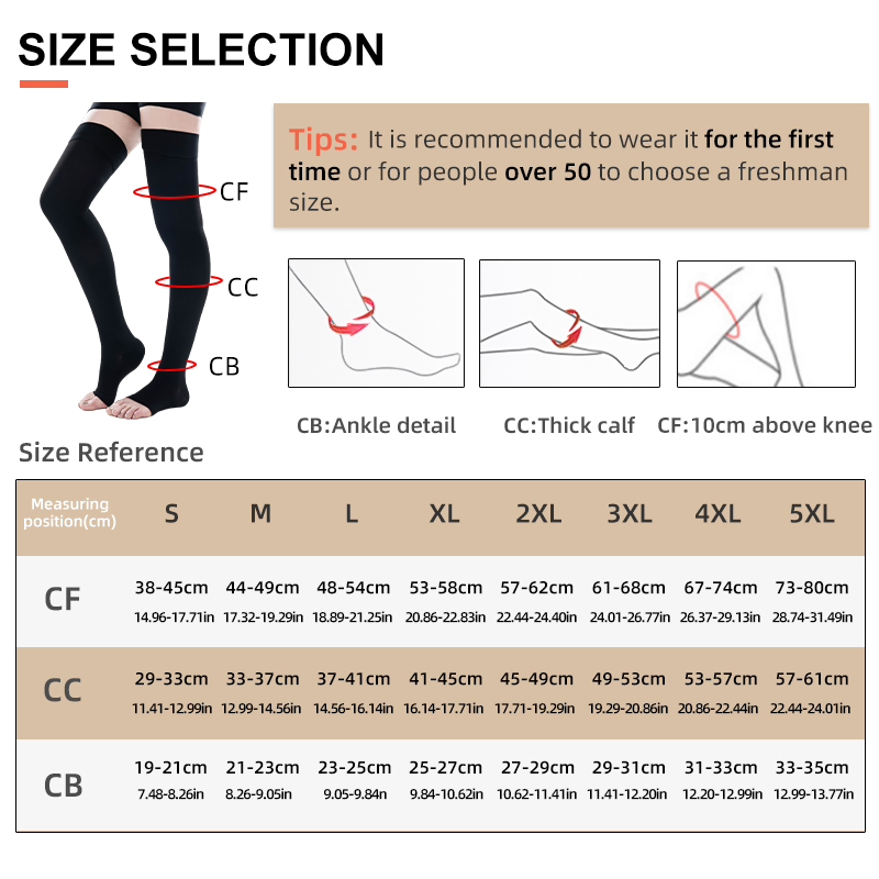 1Pair Thigh High Open Toe Medi - огляд і ціна Echinacea