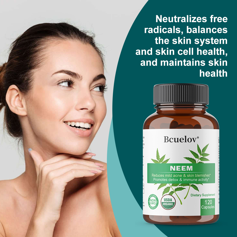 Organic Neem Leaf Capsules, He - огляд і ціна Herbal Supplement