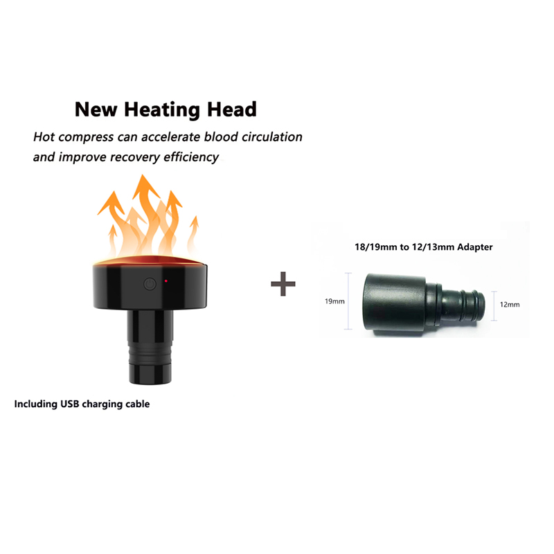 New Heat Fascia Gun Massage He - огляд і ціна Health Wellness