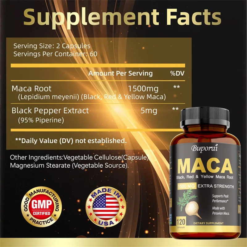 Maca Capsules - Increase Size, - огляд і ціна Herbal Supplement