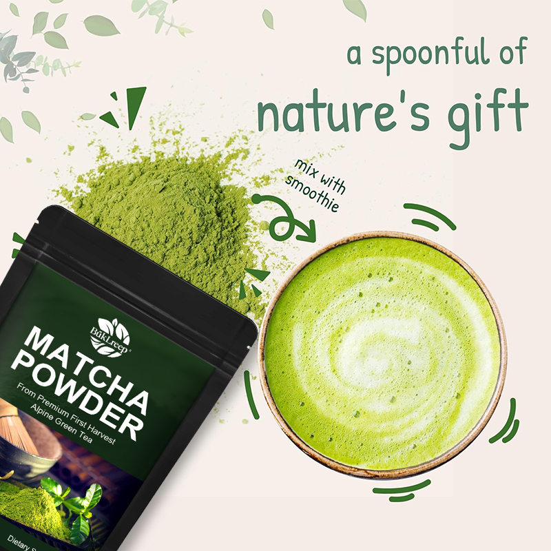 Matcha Powder, Natural Energy  - огляд і ціна Herbal Tea