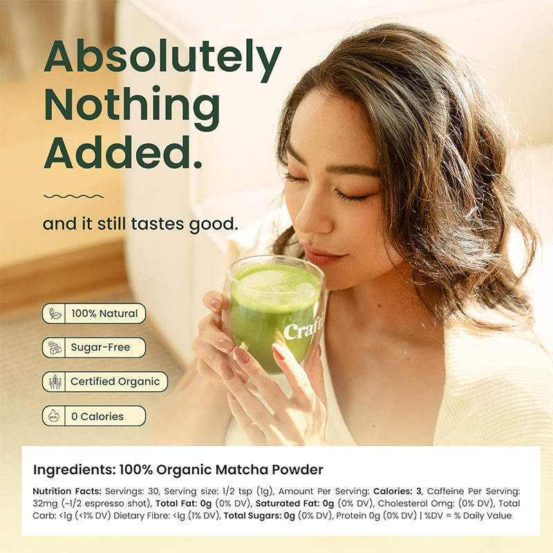 Matcha Powder, Natural Energy  - огляд і ціна Herbal Tea