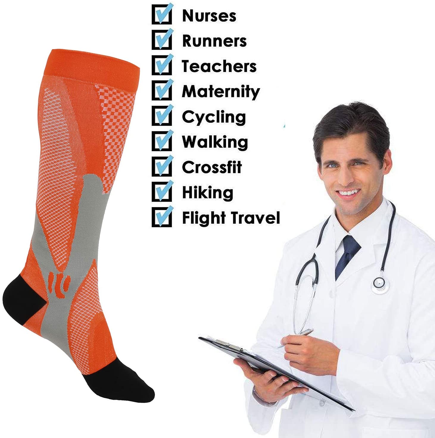 Compression Socks Running Spor - огляд і ціна Echinacea