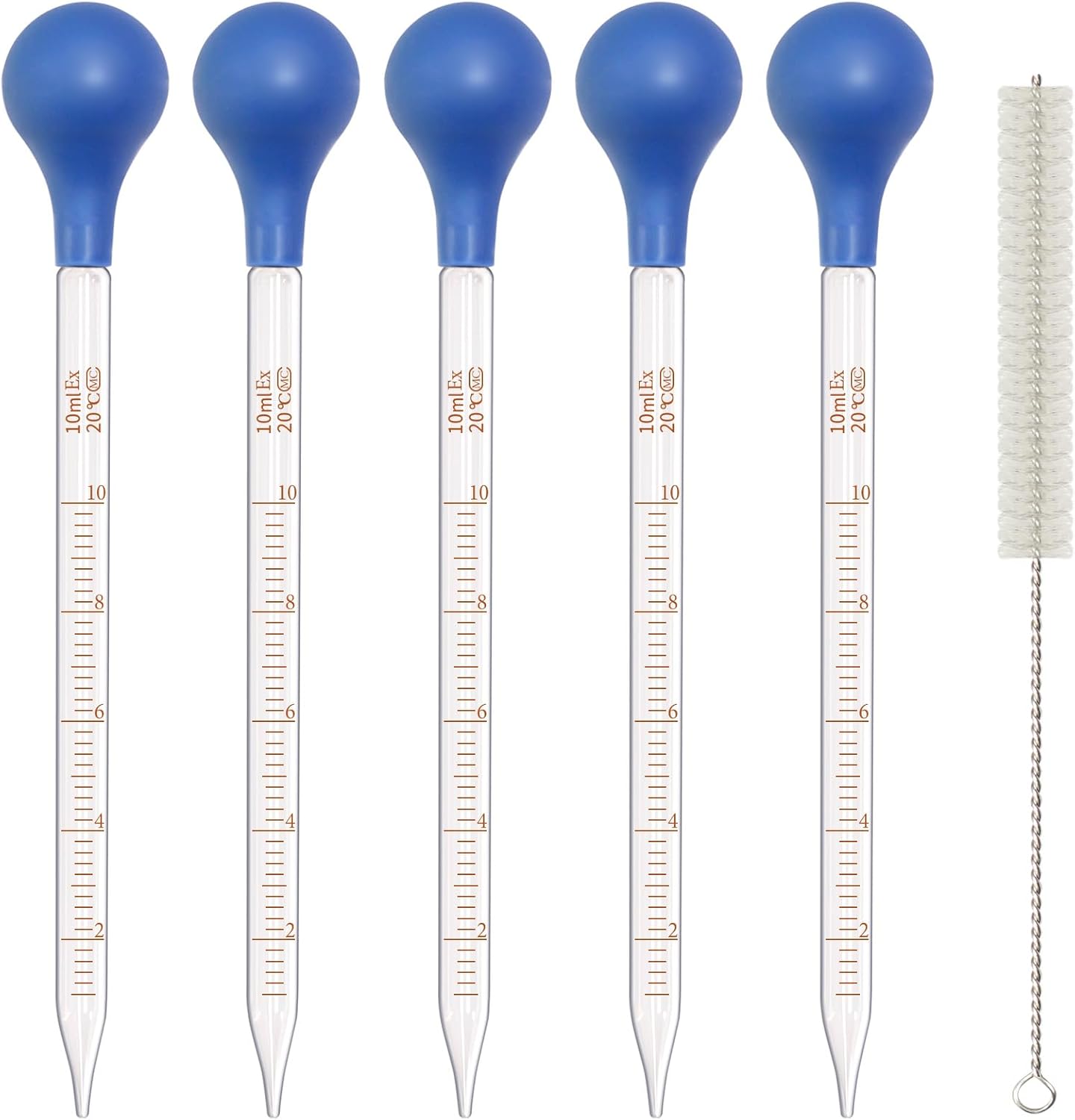 5 Pack 10ml Glass Pipette Drop - огляд і ціна Essential Oils