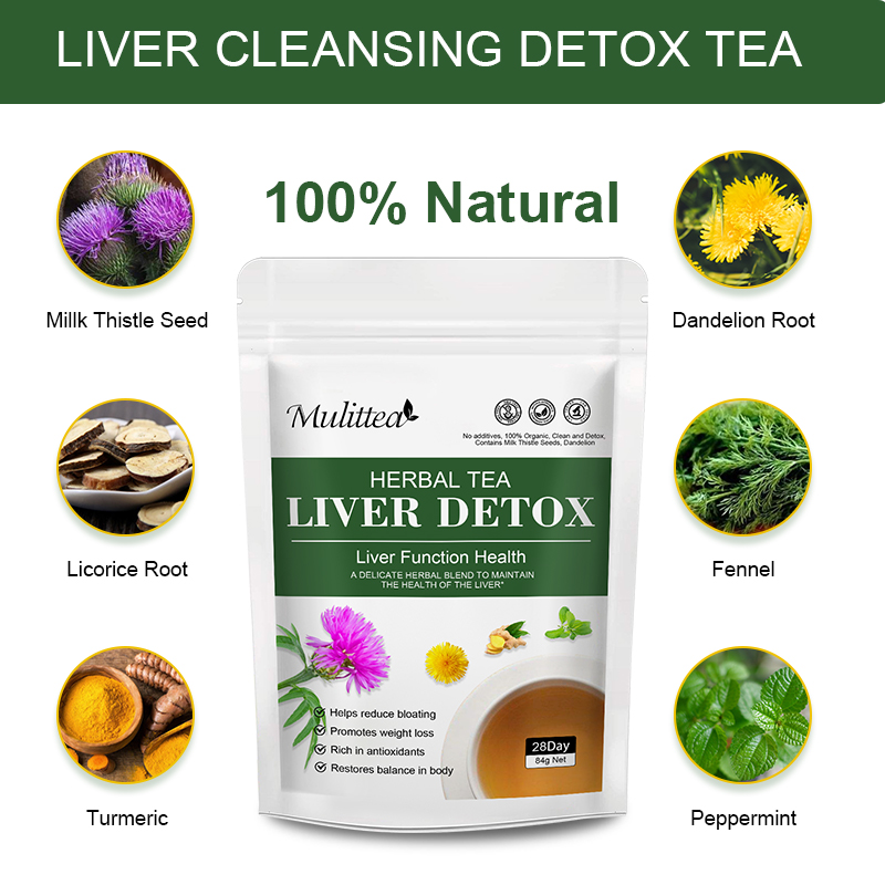 Mulittea 100% Natural Liver Cl - огляд і ціна Chamomile Tea
