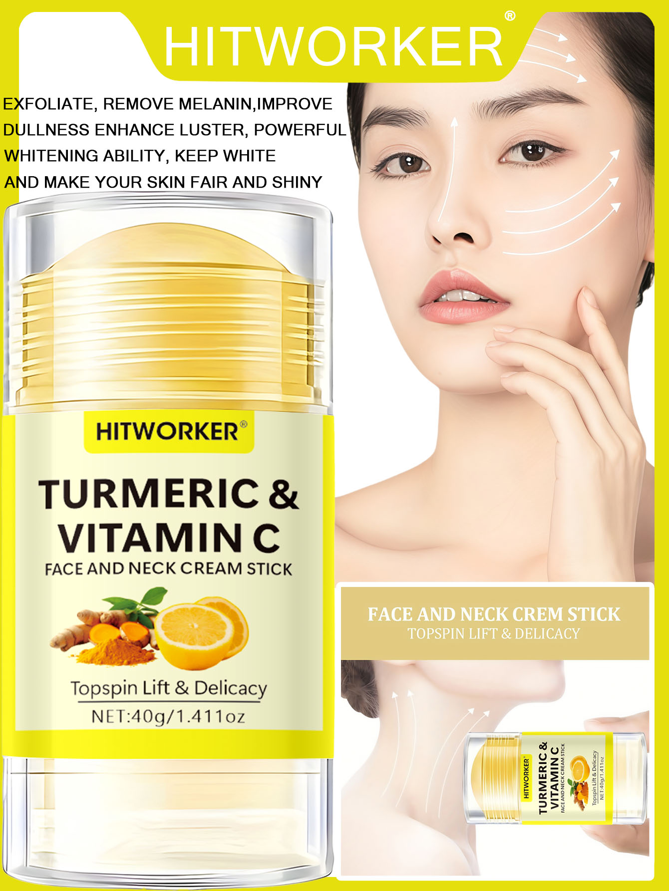 40g Yellow Turmeric Vitamin C  - огляд і ціна Turmeric