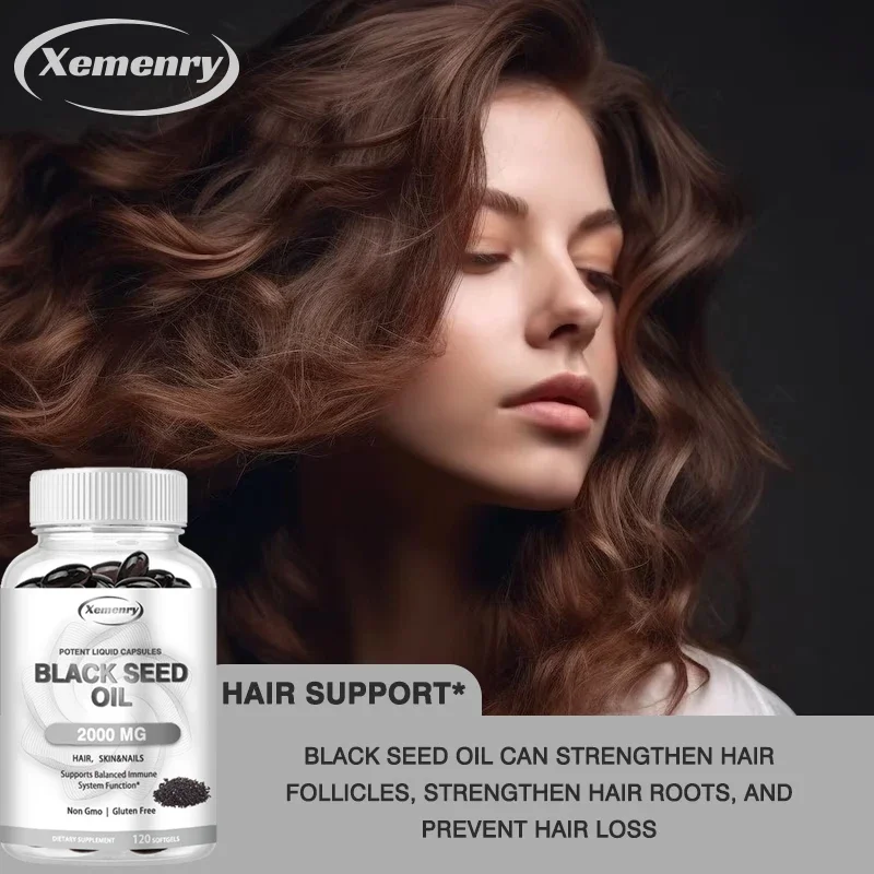 Vegan Black Seed Oil Capsules  - огляд і ціна Herbal Supplement
