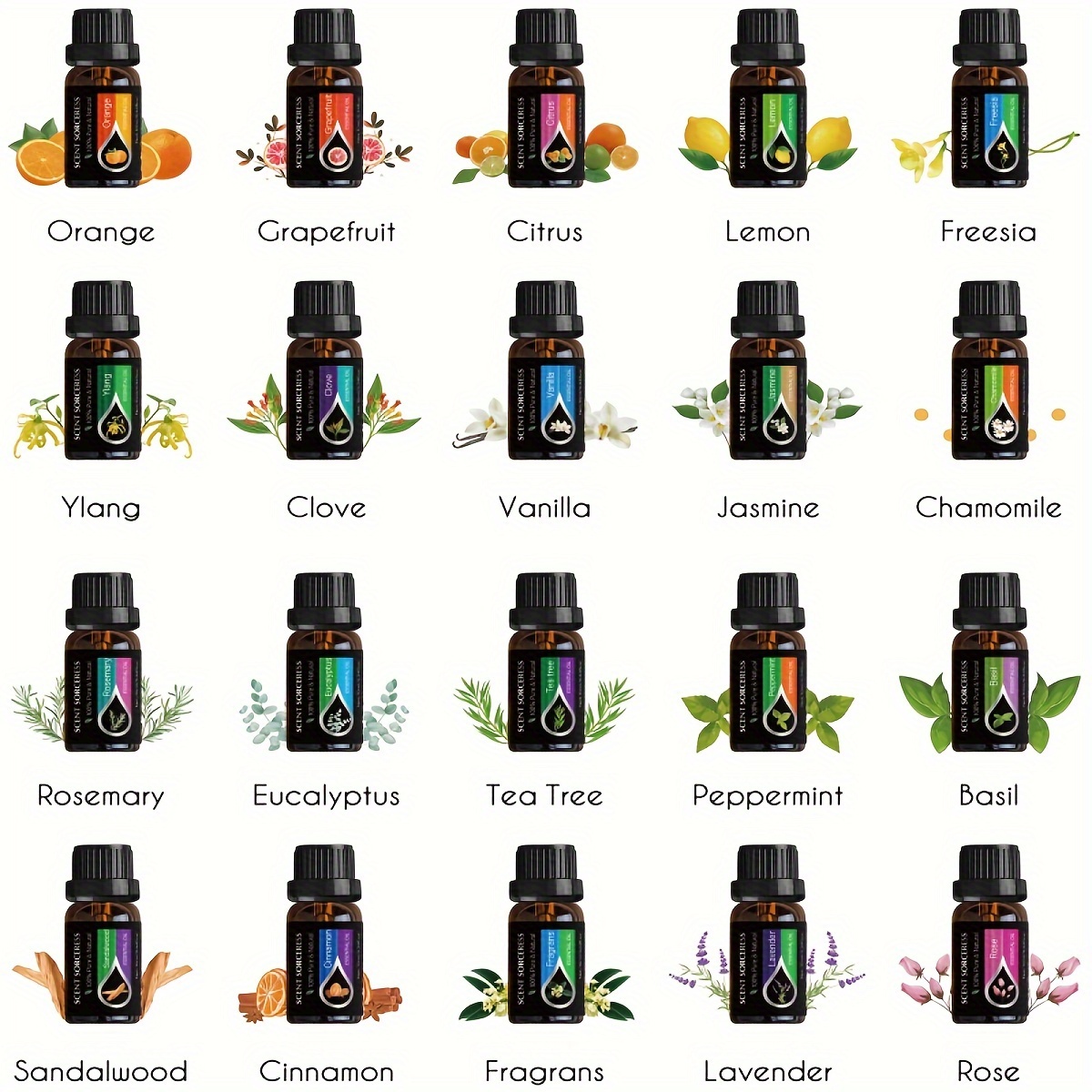20Pcs/Set Classic Brand Essent - огляд і ціна Lavender Oil