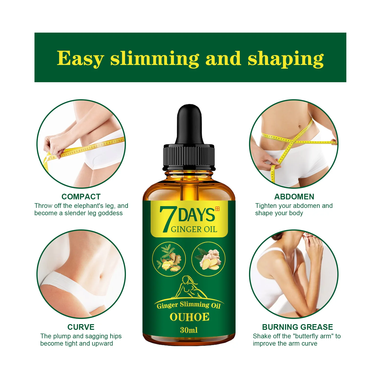 Ginger Slimming Oil Fast Burni - огляд і ціна Ginger Tea