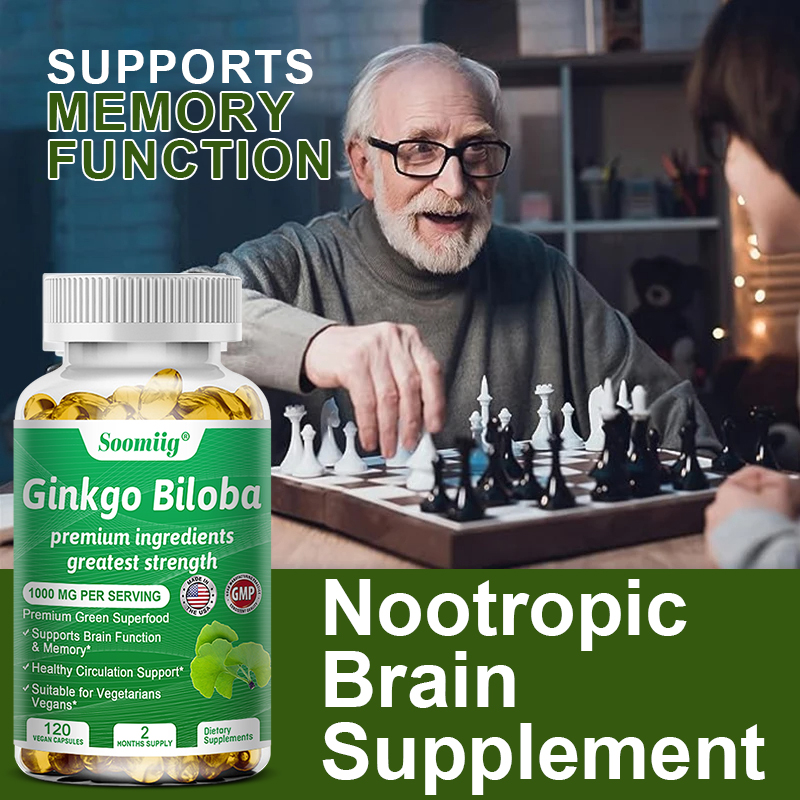 Ginko Biloba Capsules - Brain  - огляд і ціна Ginger Tea