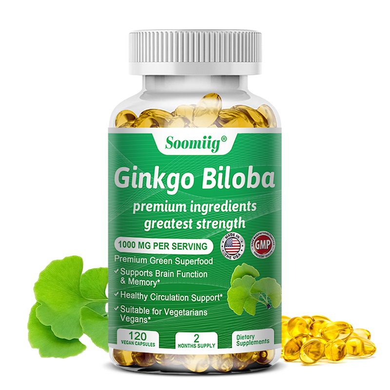 Ginko Biloba Capsules - Brain  - огляд і ціна Ginger Tea
