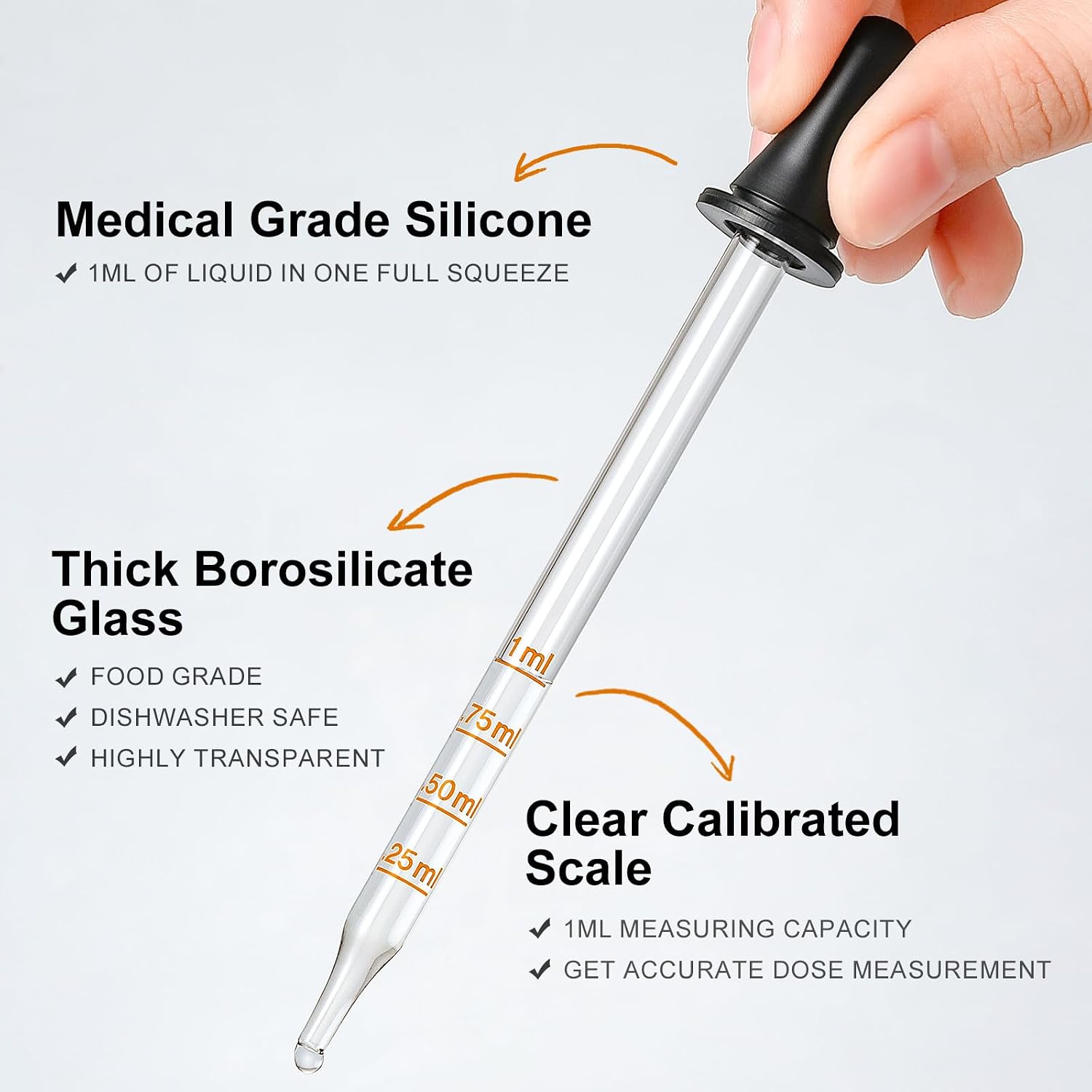 4pcs1 ml glass dropper, with s - огляд і ціна Essential Oils