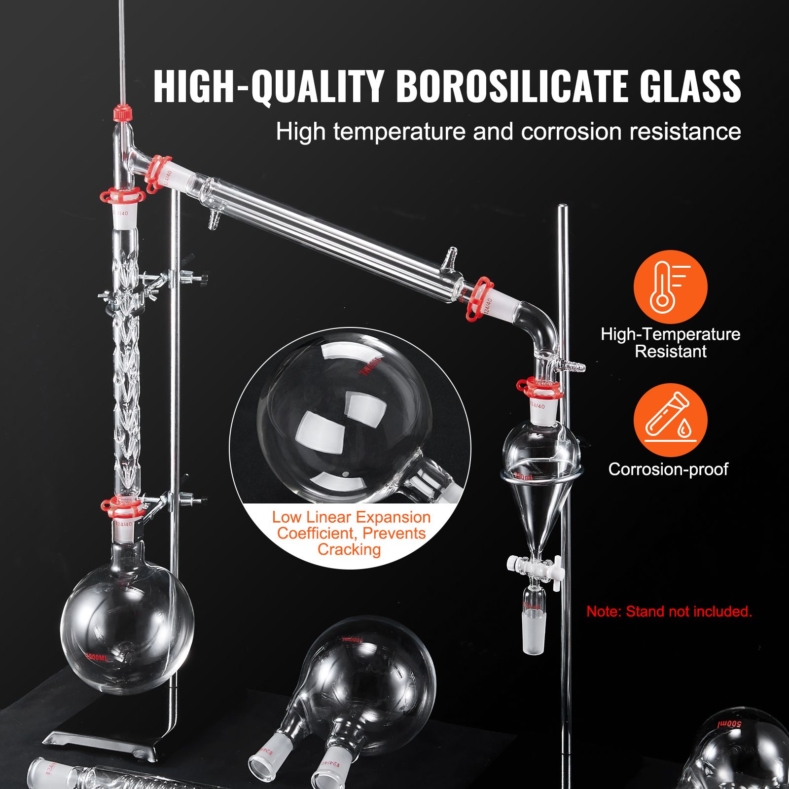 Lab Distillation Kit, 3.3 Boro - огляд і ціна Essential Oils