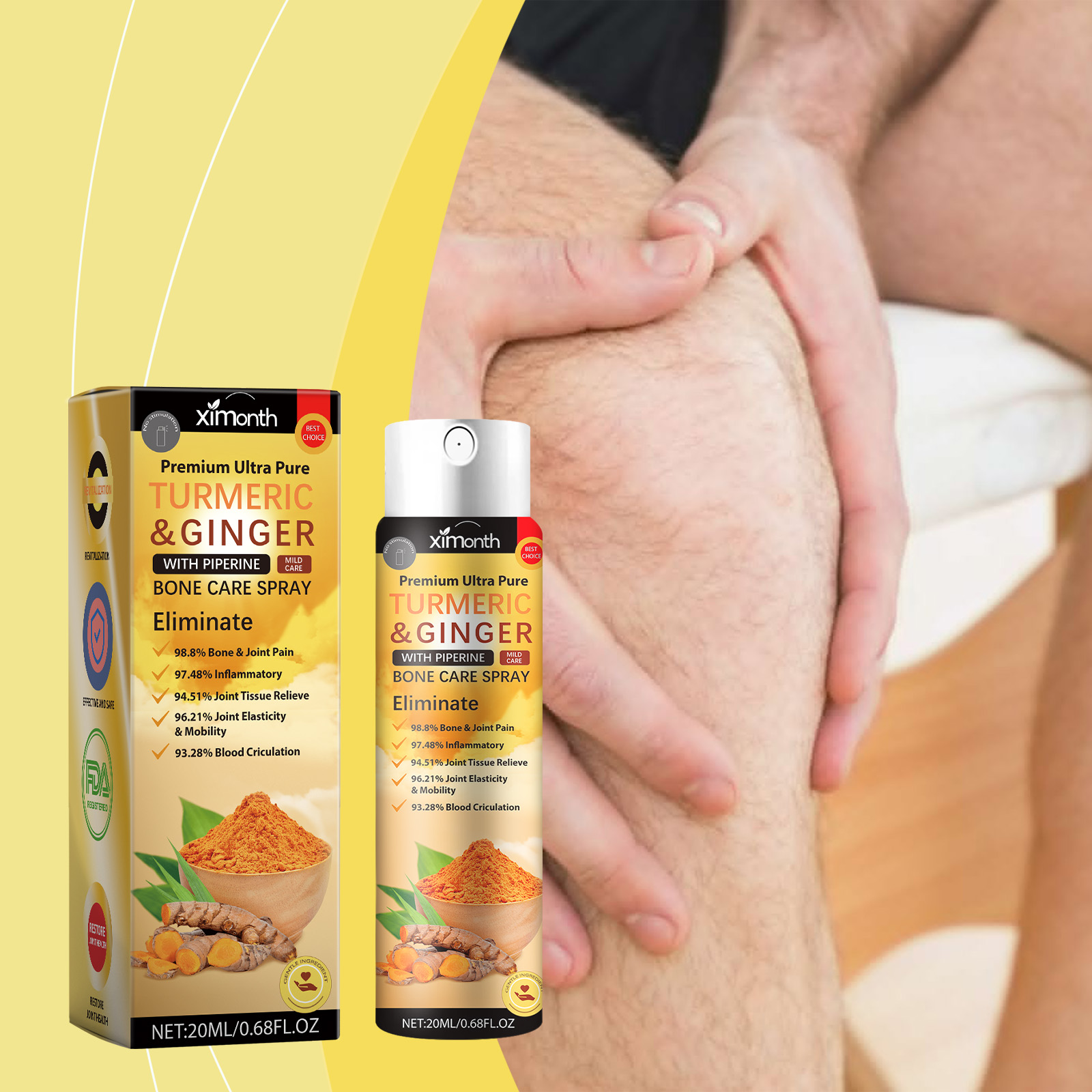 Turmeric Joint Soothing Spray, - огляд і ціна Turmeric