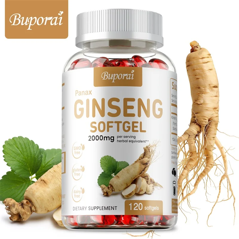 Red Panax Ginseng Capsules - f - огляд і ціна Ginger Tea