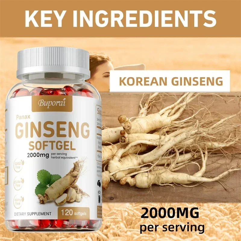 Red Panax Ginseng Capsules - f - огляд і ціна Ginger Tea
