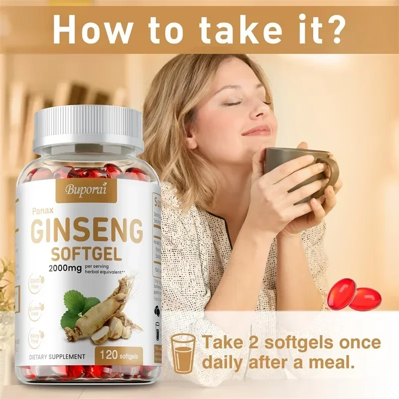 Red Panax Ginseng Capsules - f - огляд і ціна Ginger Tea