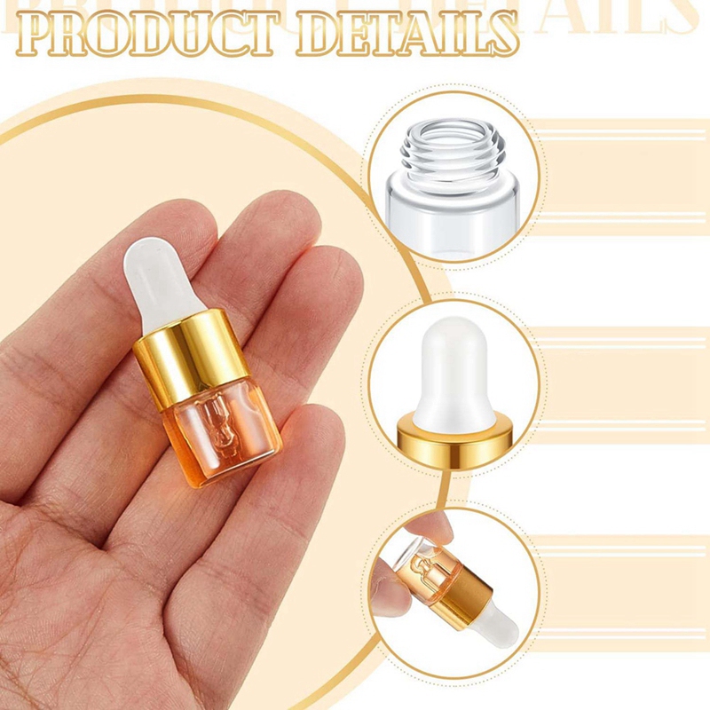100Pcs Mini Glass Dropper Bott - огляд і ціна Essential Oils