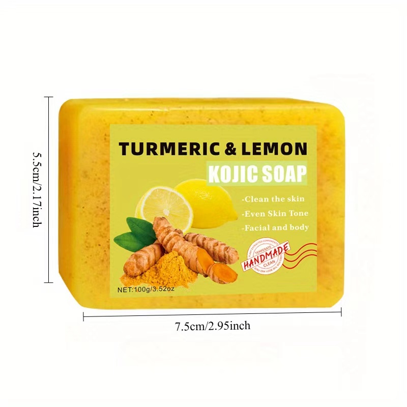 2PCS Turmeric Citric Acid Soap - огляд і ціна Turmeric